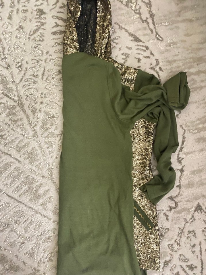 Kapüşonlu Payetli fermuarlı hırka L - Görsel 5