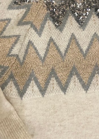 Payetli zara kazak - Görsel 4