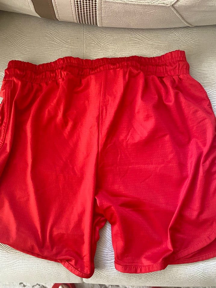Parlak Kırmızı Mini şort - Görsel 2