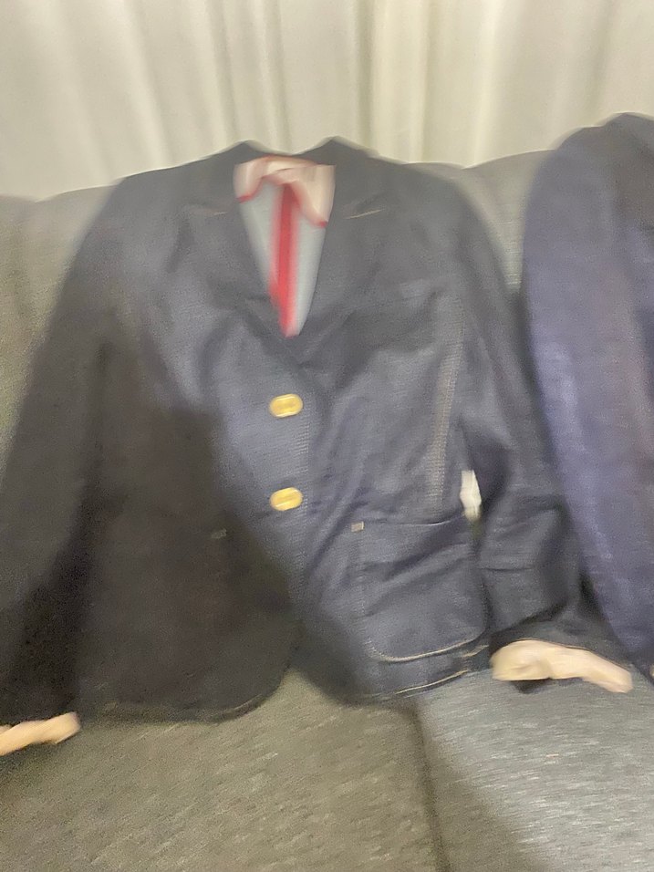 Düğmeli Lacivert Denim Ceketler 42-44 - Görsel 2