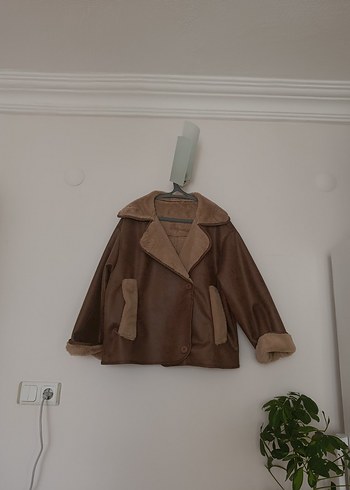 kürk peluş mont yağmurluk - Görsel 5