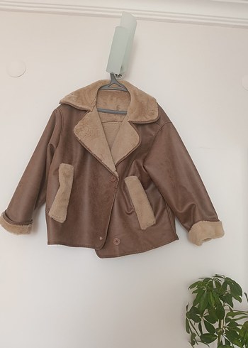 kürk peluş mont yağmurluk - Görsel 9