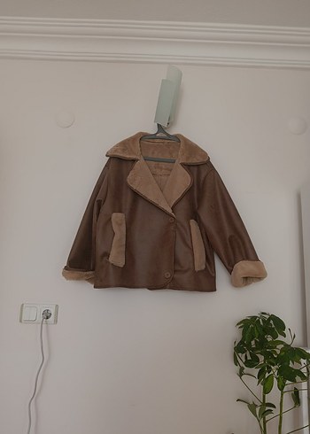 kürk peluş mont yağmurluk - Görsel 4