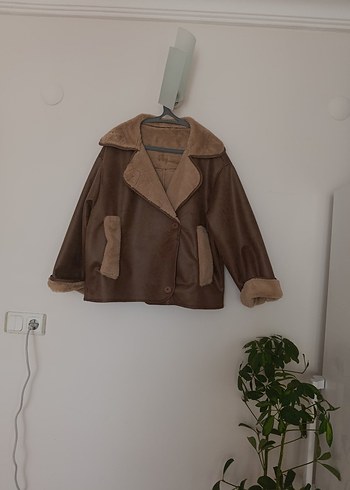 kürk peluş mont yağmurluk - Görsel 8