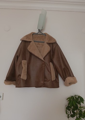 kürk peluş mont yağmurluk - Görsel 11