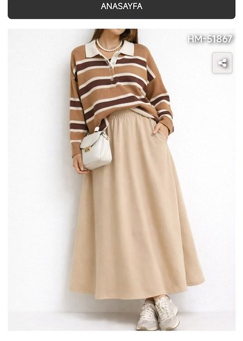 çizgili triko kazak - Görsel 2