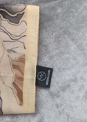 sarı Desenli Kadın Şal - Görsel 5