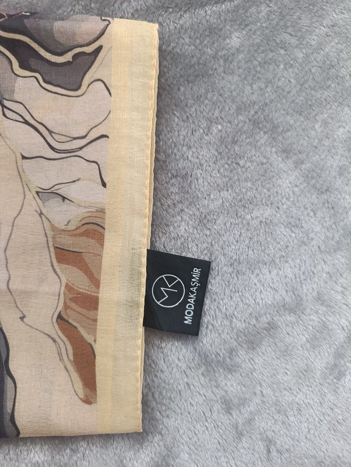 sarı Desenli Kadın Şal - Görsel 5