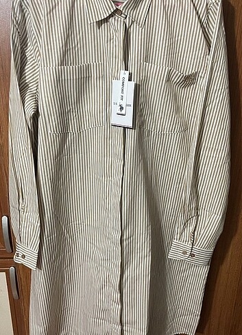 xl Beden camel Renk Polo elbise