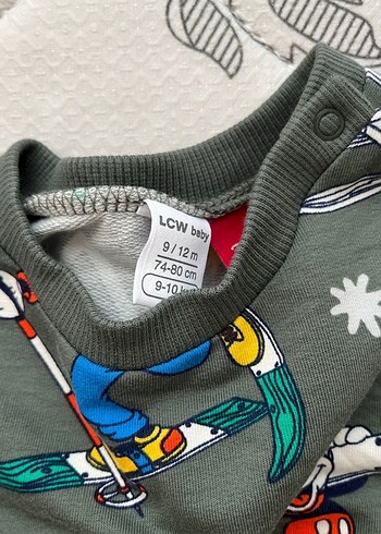 LC Waikiki Erkek Çocuk Gri Baskılı Örgü Takım