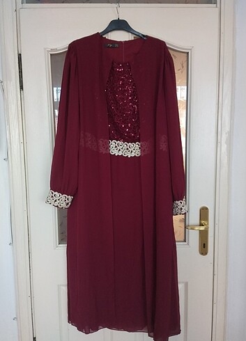 Bordo elbise