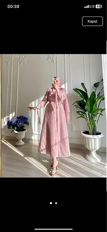 Kevser bahadır elisa pudra elbise