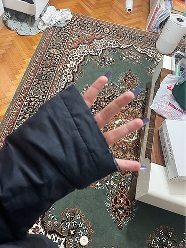 l Beden siyah Renk bomber ceket