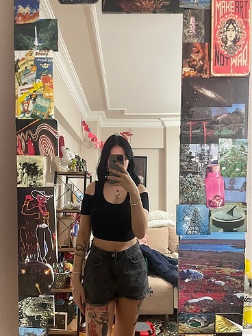 s Beden OMZU AÇIK CROP
