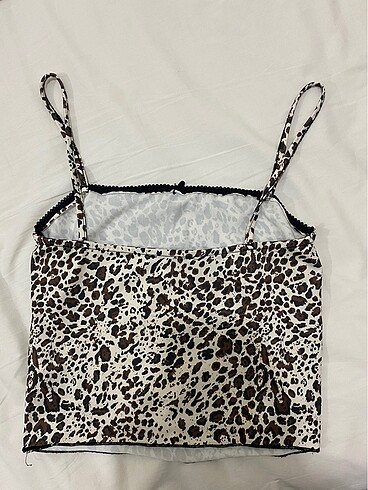xs Beden leopar crop
