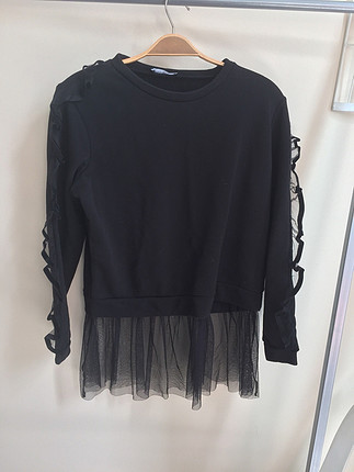 m Beden Trendyol tül detay sweat