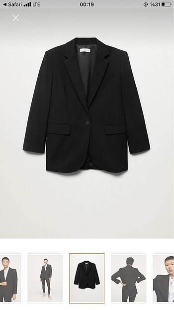 s Beden Mango blazer ceket