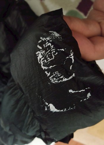 Siyah Kapüşonlu Kız çocuk şişme mont - Görsel 4