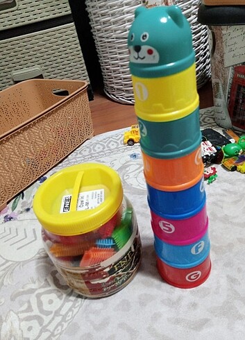 Oyuncak ahşap tren seti - Görsel 5