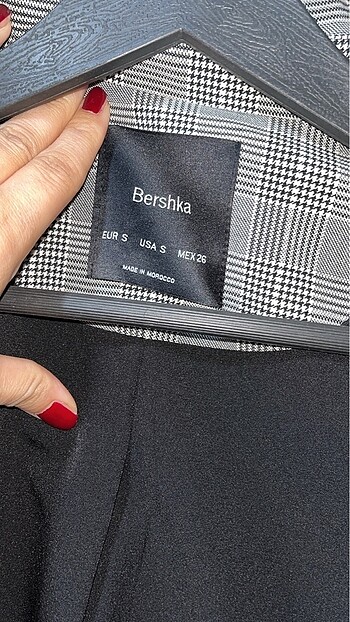 s Beden gri Renk Bershka Blazer