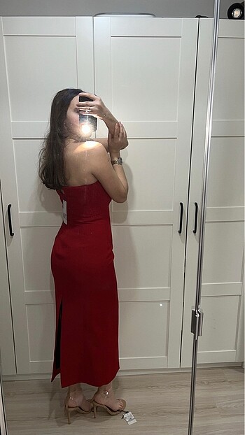 Zara Zara kırmızı elbise