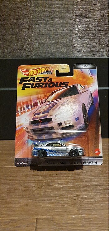 Hot Wheels Premium Fast and Furious R34