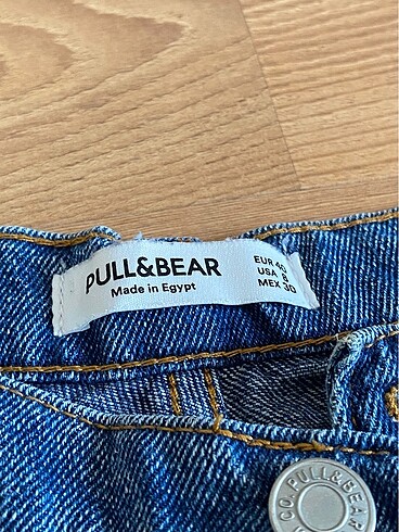 40 Beden mavi Renk Pull&Bear Wide Leg Jean