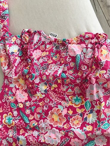 18-24 Ay Beden pembe Renk Kız çocuk gömlek