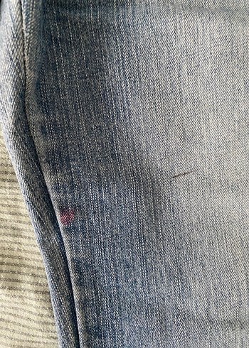 düşük bel bilekte ispanyol paça kot pantolon - Görsel 2