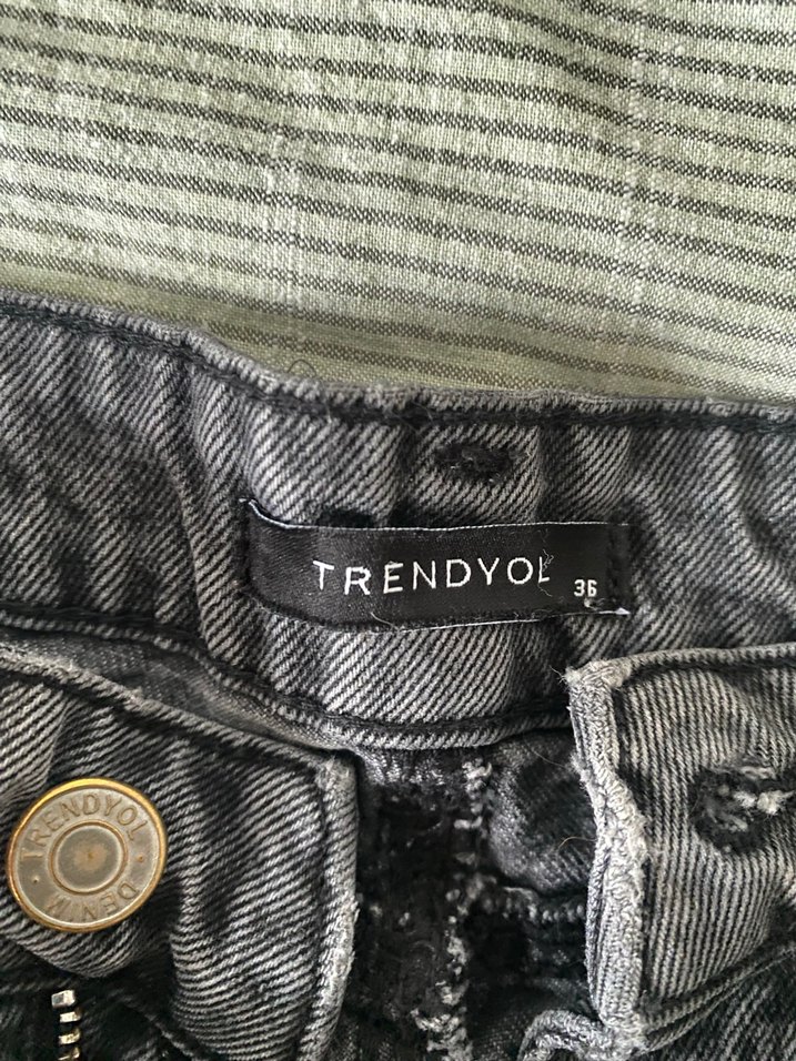 trendyol 36 beden kot şort - Görsel 3