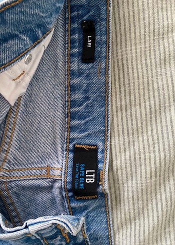 Ltb Jeans mavi kot şort - Görsel 3