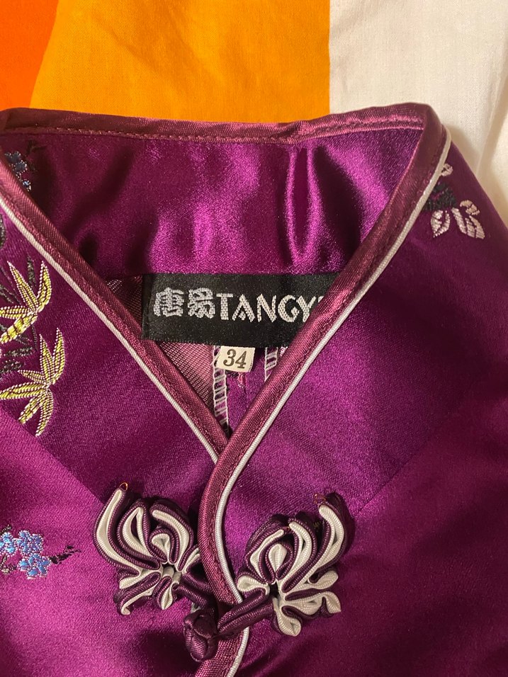 mor saten üst - Görsel 2