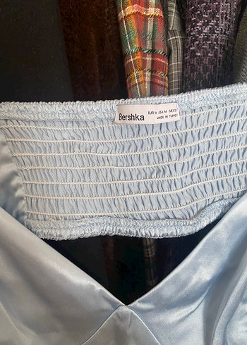 uzun saten elbise - Görsel 2