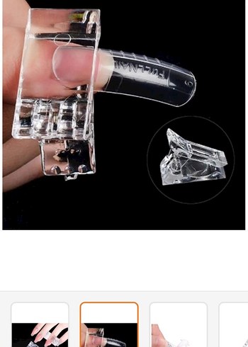 protez tirnak klipsi 5 tane - Görsel 2