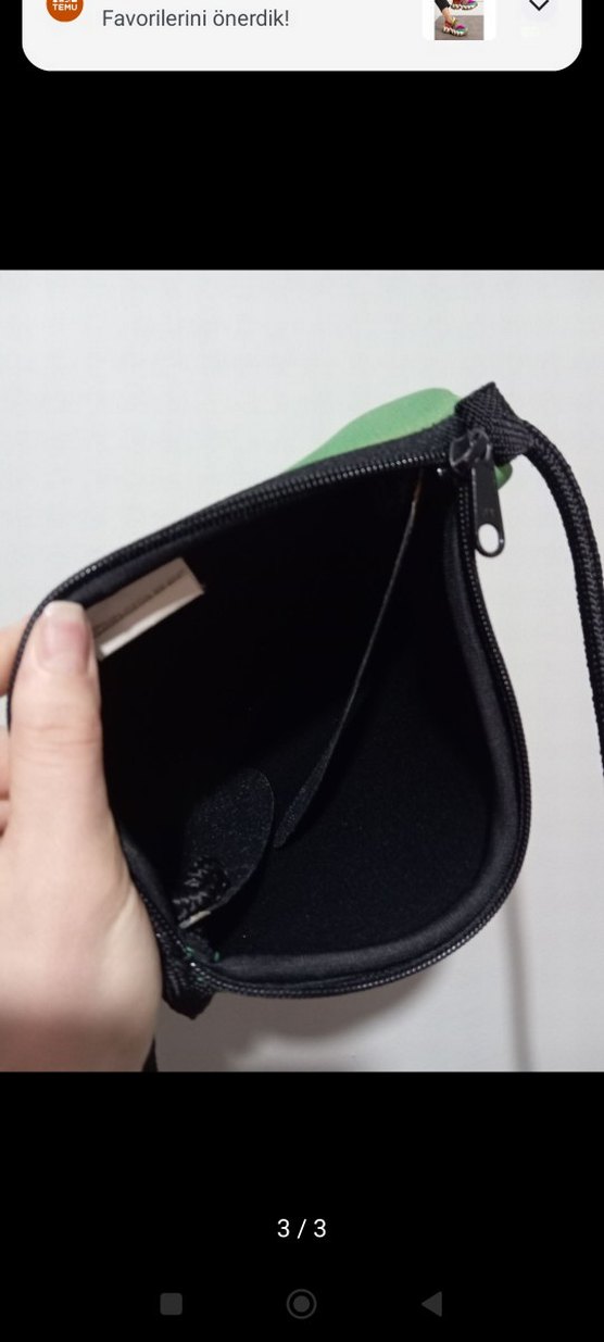 Yeşil Fermuarlı Kadın Çapraz Çanta - Görsel 3