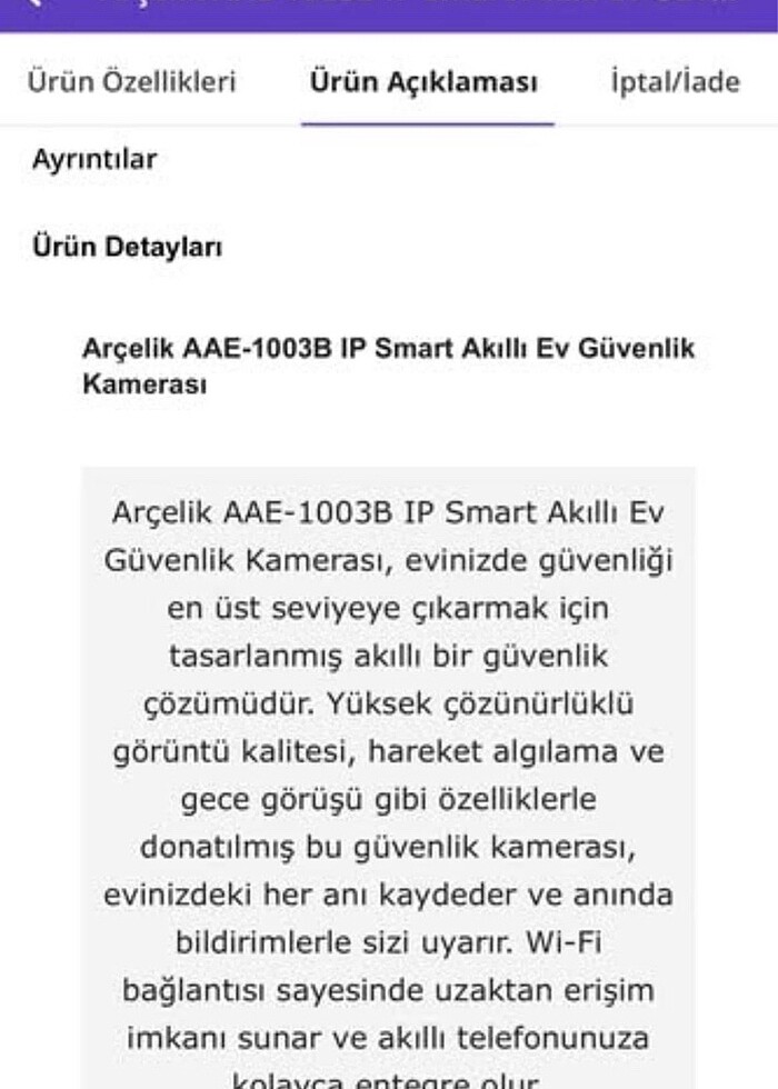 Arçelik kamera - Görsel 4