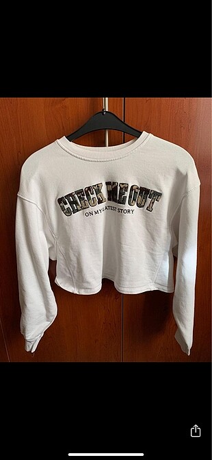 Bershka kısa sweat