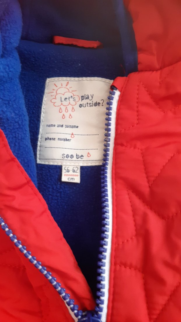 Kırmızı Fermuarlı Bebek Kar Tulumu - Görsel 3