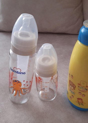 Renkli Bebek Biberonları Seti - Görsel 2