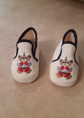 Nakışlı Erkek Çocuk Ev Terliği Velcro