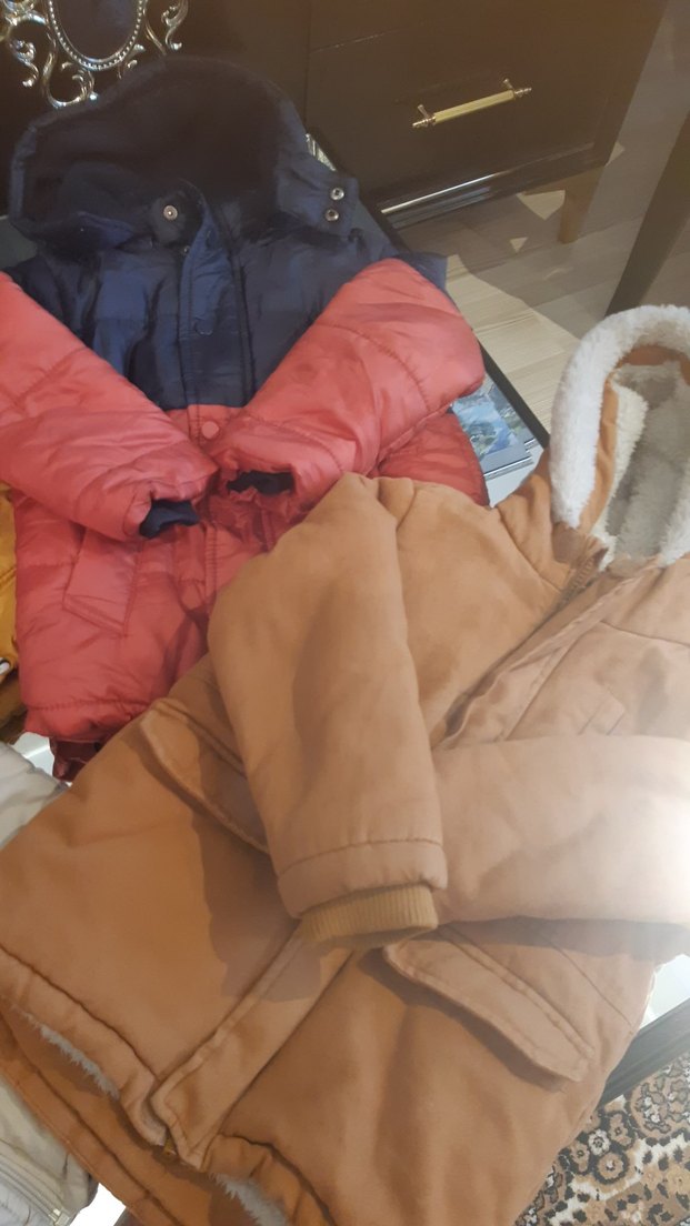 Çok Renkli Fermuarlı Erkek Çocuk Mont - Görsel 3