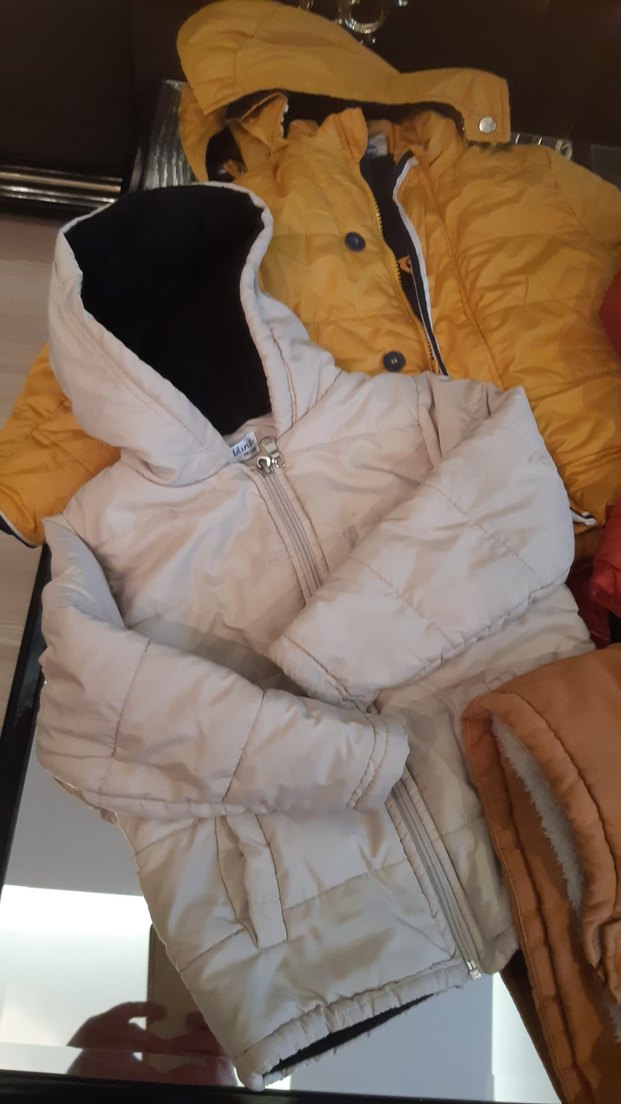 Çok Renkli Fermuarlı Erkek Çocuk Mont - Görsel 2