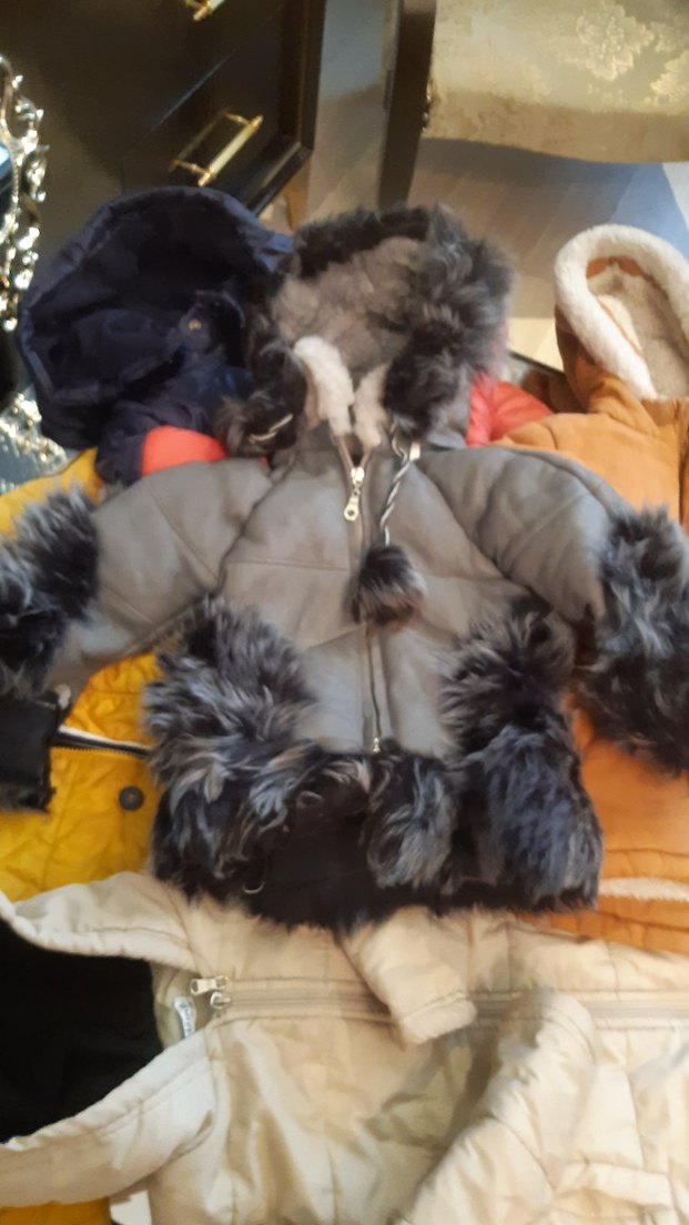 Çok Renkli Fermuarlı Erkek Çocuk Mont - Görsel 4