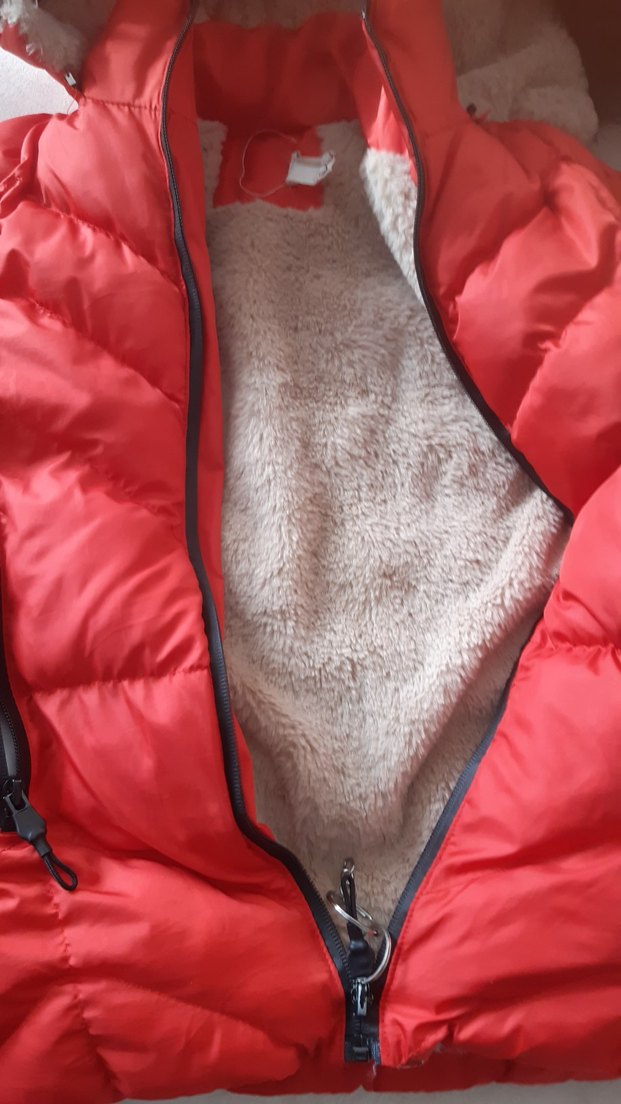 Erkek Çocuk Kırmızı Kürklü Mont - Görsel 5