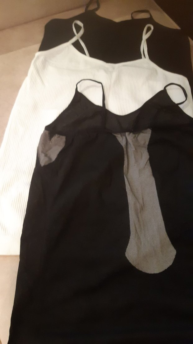 Beyaz ve Siyah İnce Askılı Hemşirelik Korsesi - Görsel 2