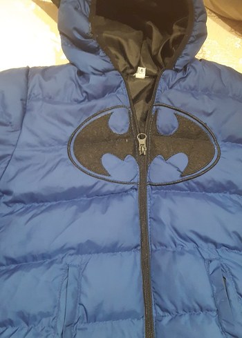 Erkek Çocuk Mavi Fermuarlı Mont batmen mont - Görsel 3