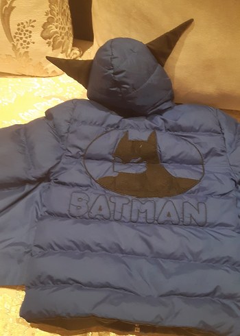 Erkek Çocuk Mavi Fermuarlı Mont batmen mont - Görsel 5