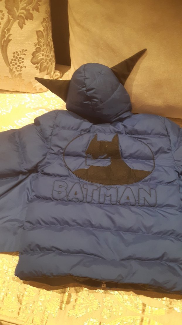 Erkek Çocuk Mavi Fermuarlı Mont batmen mont - Görsel 5