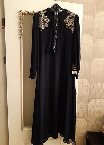 50 Beden lacivert Renk Abiye elbise