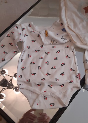 Bebek Erkek Uzun Kollu Baskılı Pamuk Body - Görsel 2